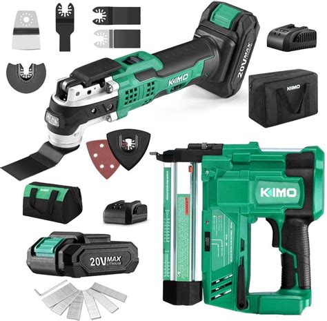 Kimo V Gauge Cordless Brad Nailer Stapler V Cordless