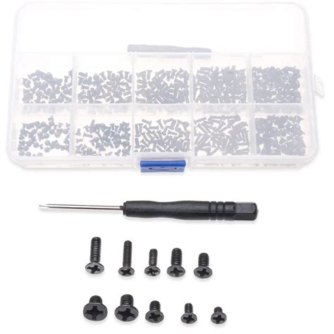 500pcs Black Km Bolt Cross Screw Set M2 M2 5 M3 3 5 4 6 8mm Black Phillips Screws With