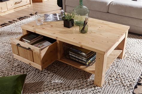 Pure Natur Oakly Couchtisch Ii In Kiefer Ge Lt M Bel Letz Ihr