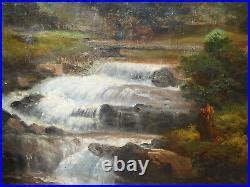 Huile Sur Toile Blog Archive Tableau Ancien Huile Sur Toile HST