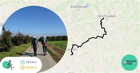 Treinstapper Landen Sint Truiden Recreatieve Wandelroute RouteYou