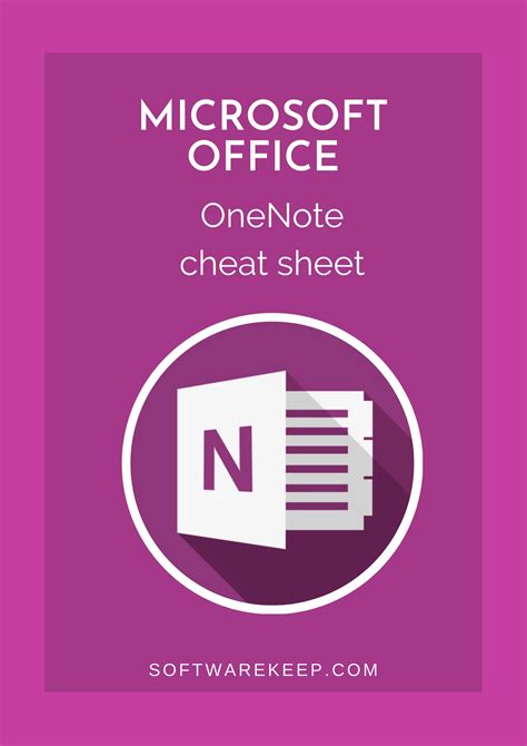 Microsoft Onenote Cheat Sheet Artofit