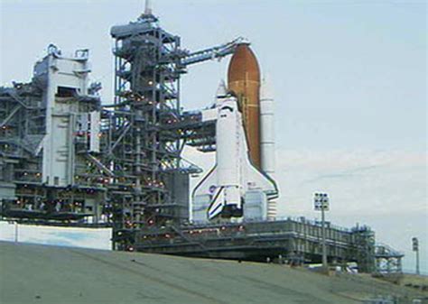 Esa The Rotating Service Structure On Launch Pad B Is Rolled Back