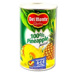 Del Monte Pineapple Juice With Vitamins A C E Liters Shopee