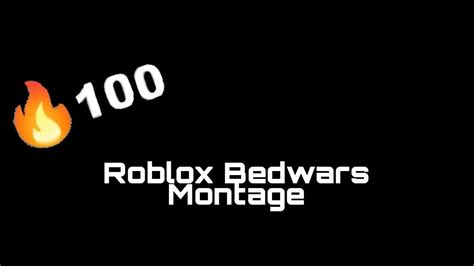 Roblox Bedwars Montage Youtube