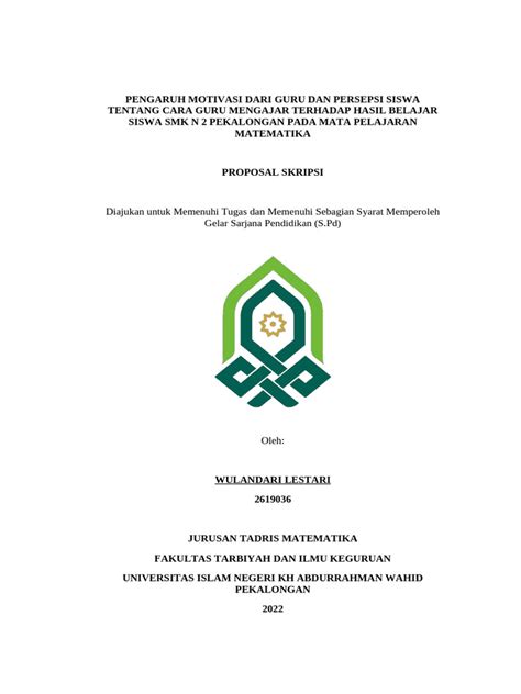 Kerangka Proposal Pdf