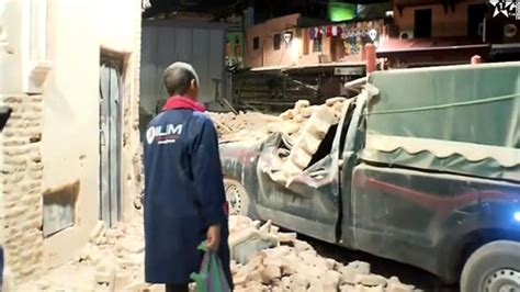 Earthquake Damages Historic Walls Of Marrakech