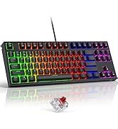 Amazon Tecurs Wireless Gaming Keyboard Tkl Mechanical