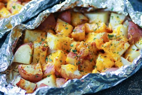 Red Potatoes Flavored With Ranch Seasoning Then Cooked On The Grill In