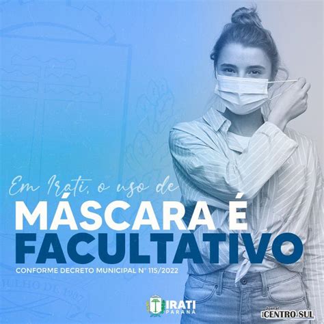 Uso De Máscara Passa A Ser Facultativo Em Irati A Partir De Sexta 11