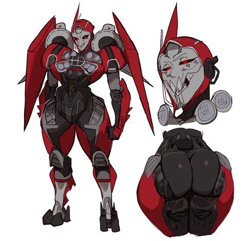 Rule 34 1girls Ass Athletic Female Black Sclera Bumblebee Movie Decepticon Female Female Only