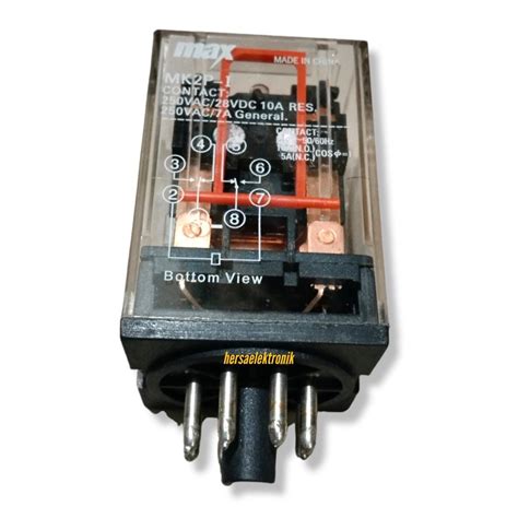 Jual Relay Mk2p I 8 Pin 10 Amper 220vac Shopee Indonesia