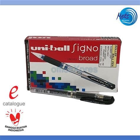 Pulpen Signo Uniball Hitam Pulpen Dan Pensil