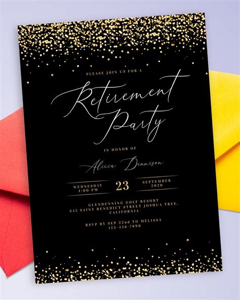 Invitation For Retirement Party, Invitations For Retirement Party ...