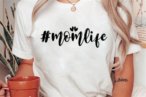 Mom Life Svg Hashtag Mom Life Png Graphic By Designstore · Creative Fabrica