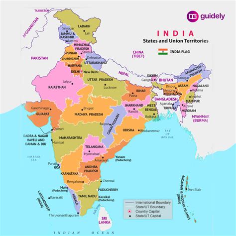 States And Capitalscomplete List Of 28 States And Capitals Of India And