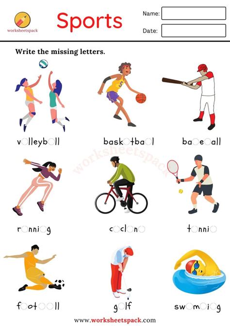 Sports Verbs Vocabulary Worksheets Worksheetspack Vocabulary