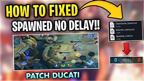 Updated Fix Spawn No Delay Issue In Mobile Legends Tips Tricks