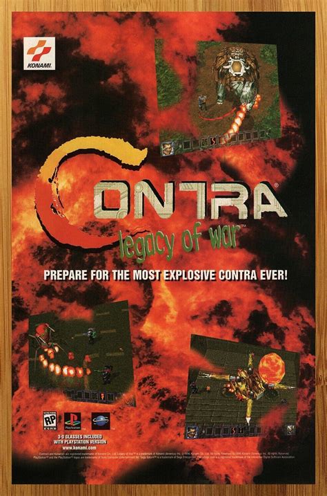 Contra Legacy Of War Sega Saturn Prix Photo Présentation