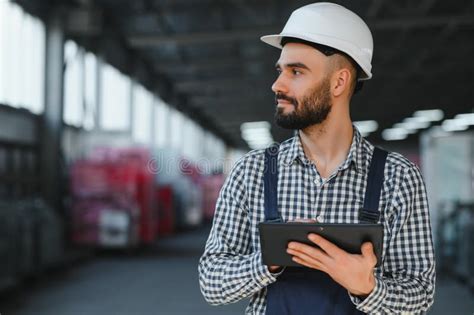 Warehouse Worker. Guy in Warehouse Worker Uniform. Stock Image - Image ...