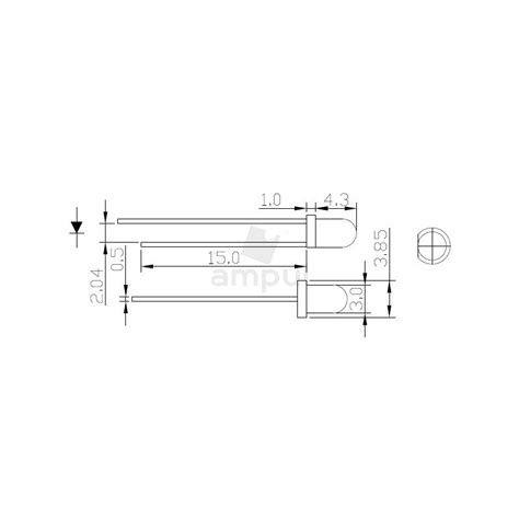 Diode Led Mm Verte Diffuse Ampul Eu