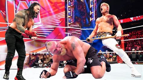 Cody Rhodes Totally Destroyed By Brock Lesnar At Summerslam See