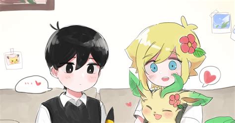 Omori Basilomori Sunnyomori Sunflower X Pokemon Pixiv