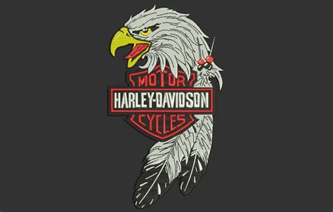 MACHINE EMBROIDERY DESIGNS 7 HARLEY DAVIDSON EMBROIDERY DESIGNS EBay