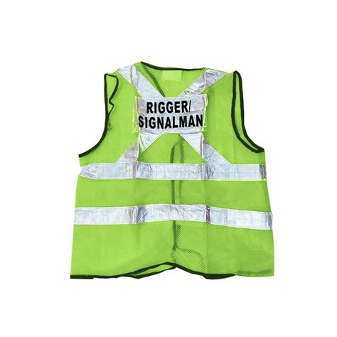 Safety Vest (Rigger/Signal Man) (Green) - JIJI.SG