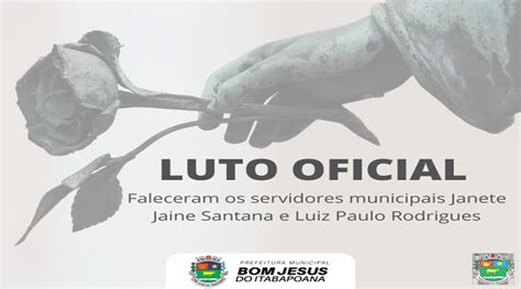 Prefeitura Decreta Luto Oficial De 3 Dias Pelo Falecimento De Dois