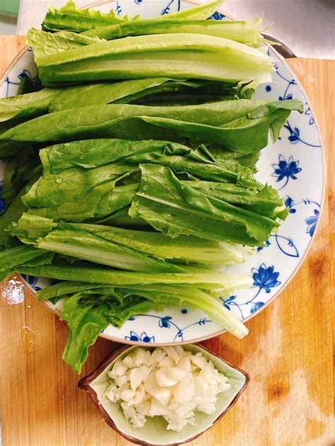 蒜蓉油麦菜怎么做蒜蓉油麦菜的做法豆果美食