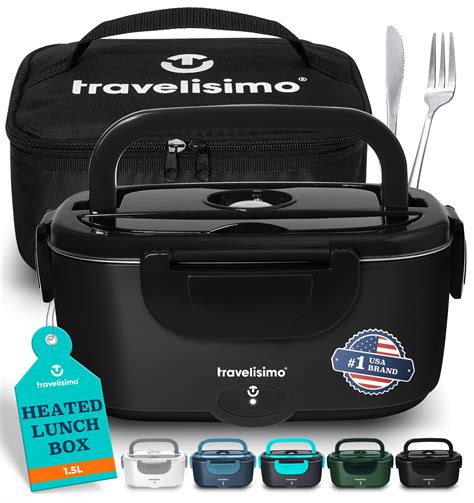 Travelisimo Electric Lunch Box For Adults W Heated Lunch Box L