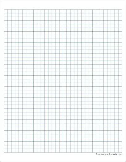 Size Of Graph Paper Squares