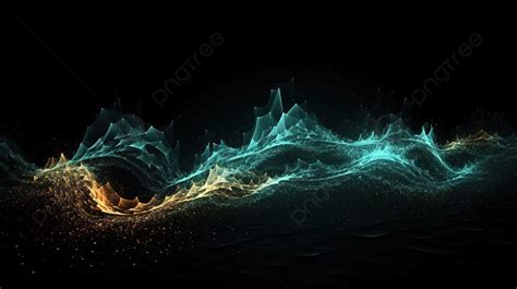 Abstract Wave Animated Gif Background, 3d Abstract Particle Wave Background, Hd Photography ...