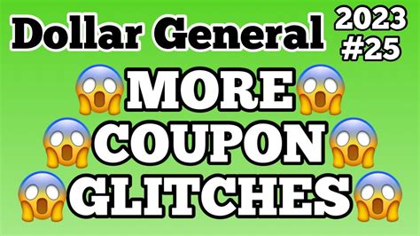 202325🔥dollar General Couponing😱more Coupon Glitches😱must Watch👀👀