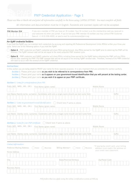 Sample Pmp Application Form Filled Pdf Fill Out Sign Online DocHub