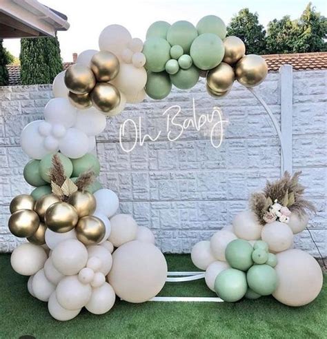 Eucalyptus Balloon Arch Diy Kit Sage Green Bridal Shower Green Baby