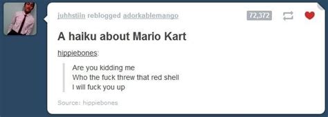 A Haiku About Mario Kart Rfunny
