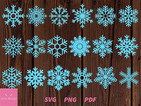 Snowflake Svg Snowflake Svg Bundle Snowflake Clipart Snowflake Cut Files For Cricut And