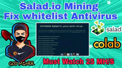 How To Mining On Fix Whitelist Antivirus On Linux God