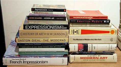 Collection 25 Art Books Impressionism And Modern