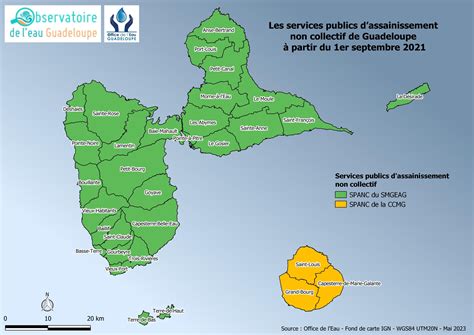 Services publics dassainissement non collectif de Guadeloupe à partir