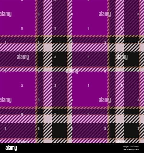 Plaid Seamless Pattern Check Fabric Texture Vector Textile Print Design Stock Vector Image