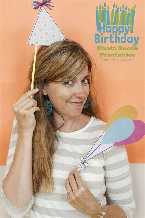 Birthday Photo Booth Props And Free Printables A Fun Way To Celebrate