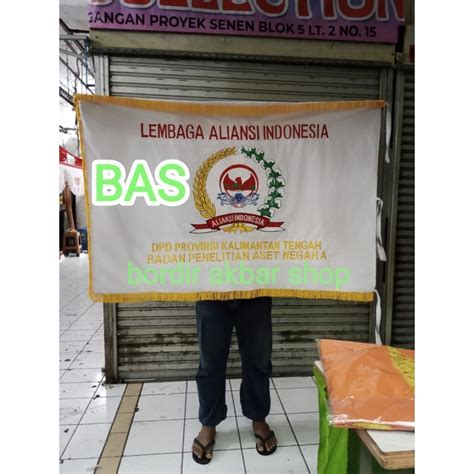 Jual Bendera Petaka Lembaga Aliansi Indonesiabendera Petaka Bordir