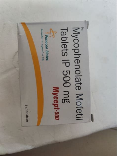 Mycophenolate Mofetil Mg Mycept Mg Tablet At Rs Stripe In