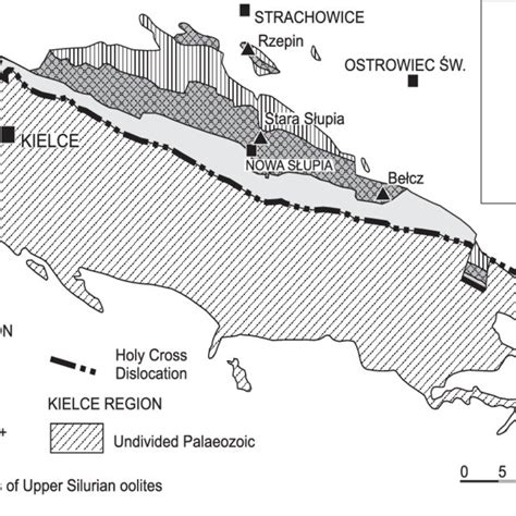 A Simplified Geological Sketch Map Of The Palaeozoic Core Of The Holy