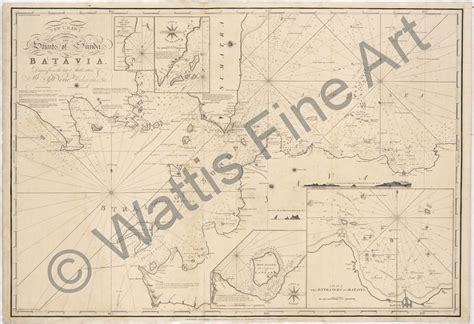 Wattis Fine Art Gallery Maps A New Chart Of The Straits Of Sunda