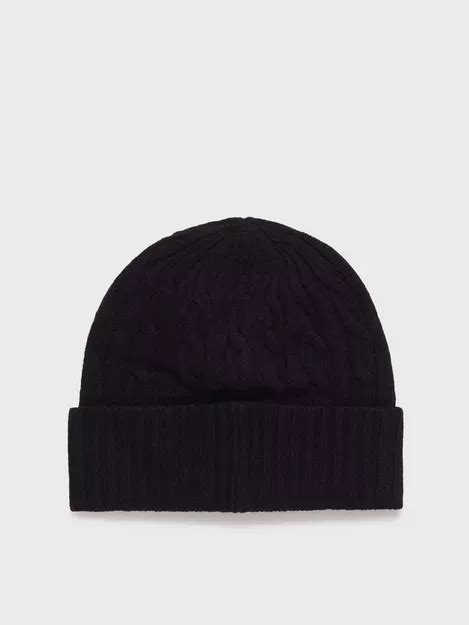 Köp Polo Ralph Lauren Classiccable Hat Cold Weather Black