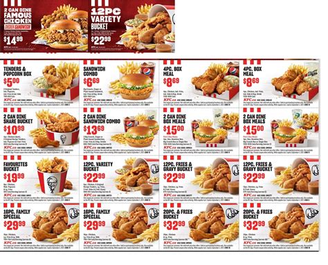 Kfc Chicken Bucket Coupons